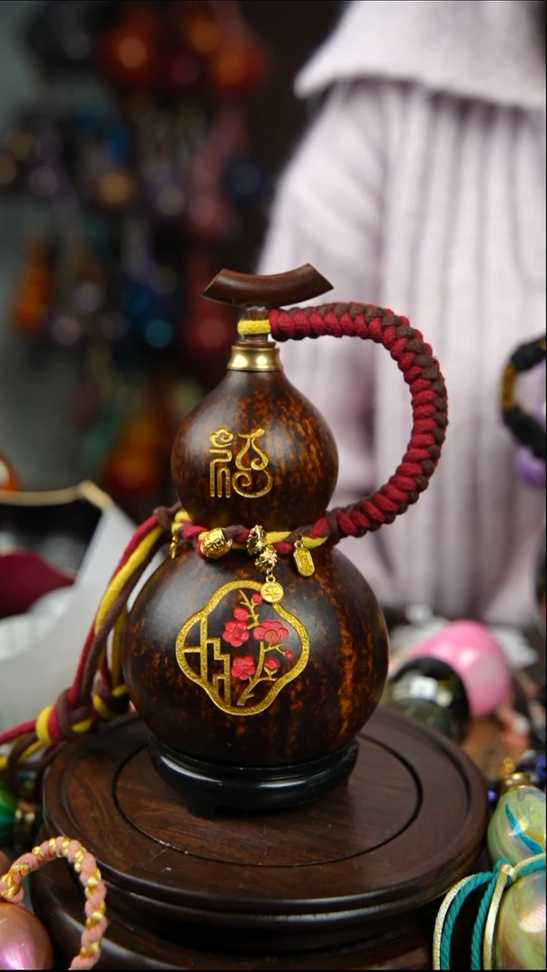 832号450ml左右非遗大漆酒葫芦