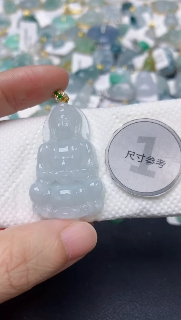 颈饰未镶嵌翡翠天然缅甸A货翡翠