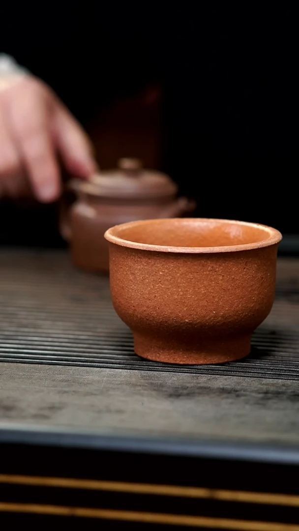 【闪购商品】紫砂茶壶13-黄降坡六两杯140cc