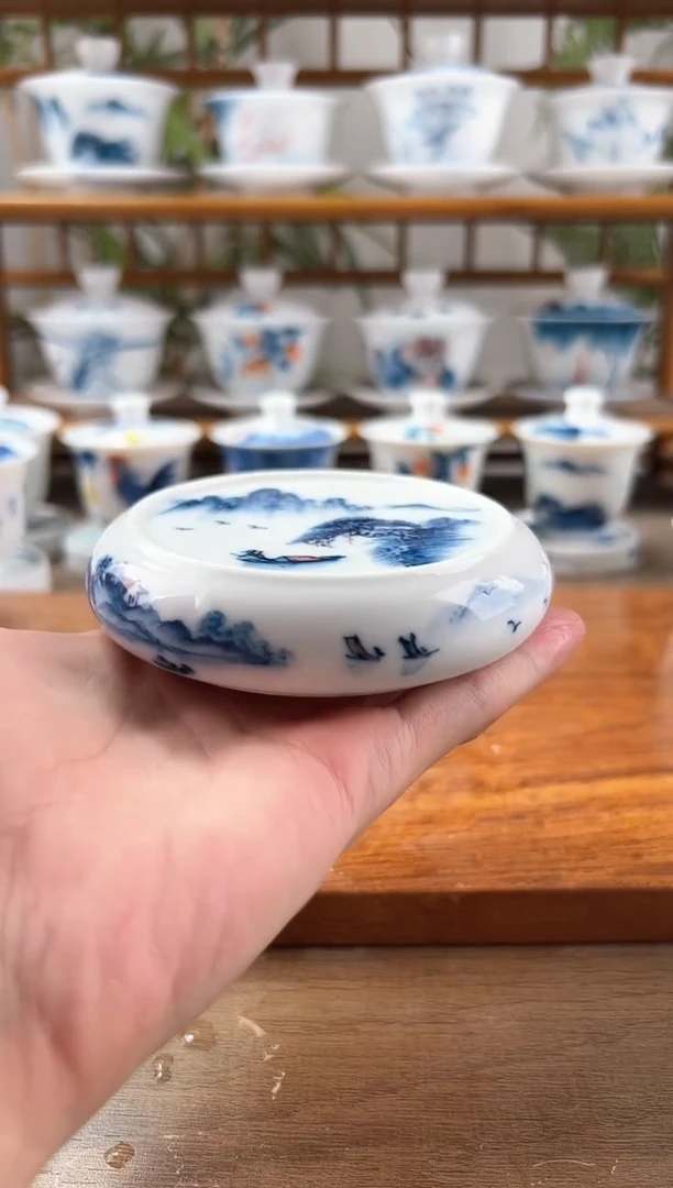 禅微瑕千里江山大盖置