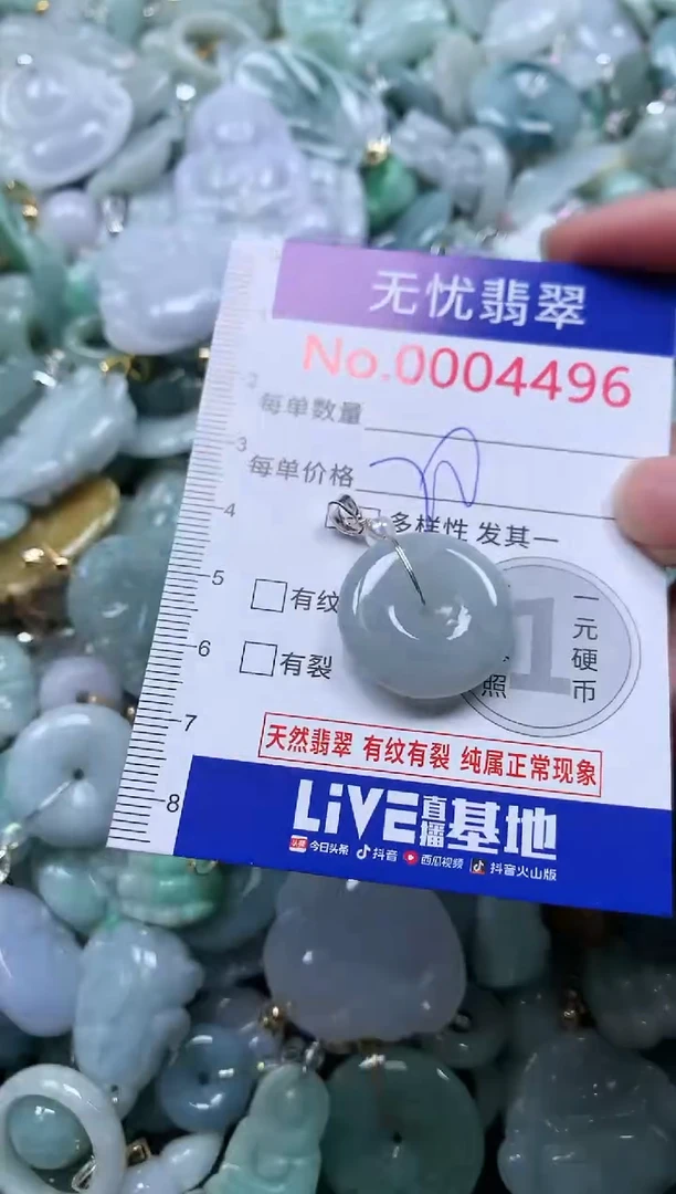 颈饰未镶嵌翡翠4496