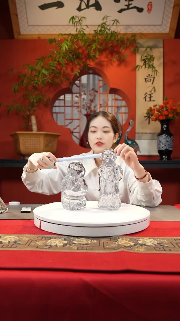 【闪购商品】琉璃手工艺品二仚