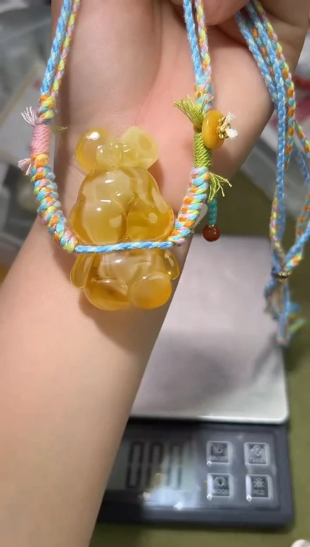 裸石琥珀未镶嵌琥珀蜜蜡吊坠