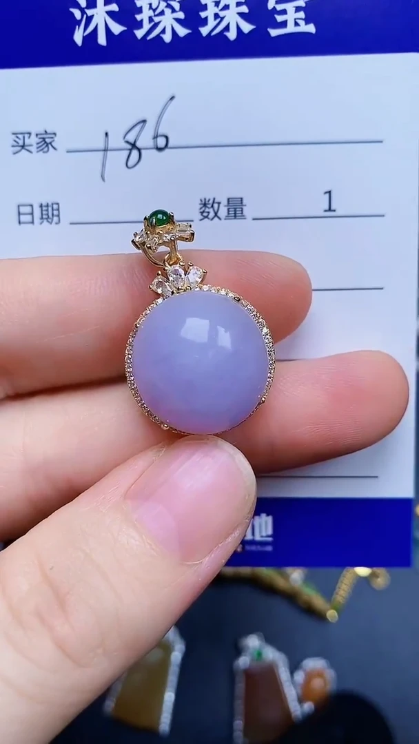 翡翠戒指银S925镶嵌1860