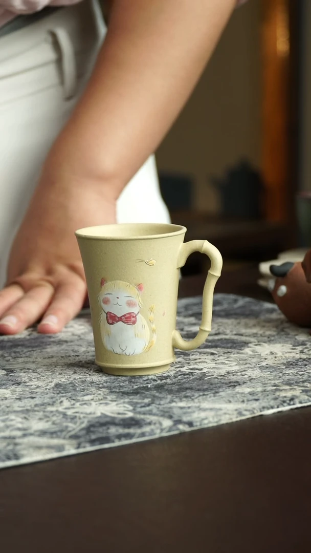 茶杯紫砂40号宜兴紫砂原矿作品