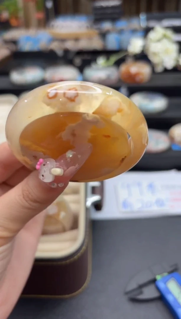 未镶嵌手镯石英质玉75(54圈赠送镯心)