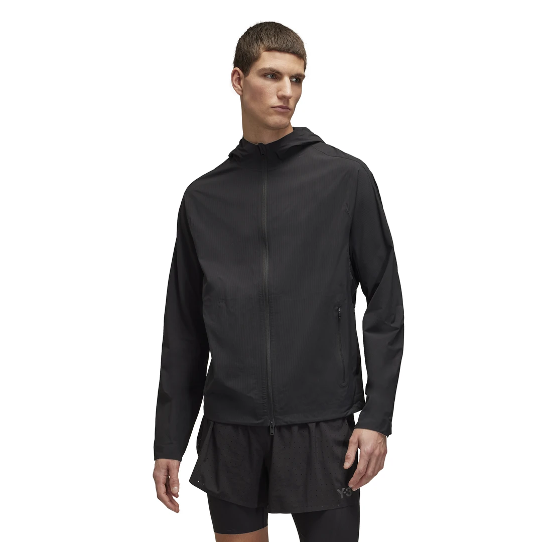 Y-3/Y-3（52-JN4886）黑色轻薄皮肤衣时尚休闲运动透气夹克外套