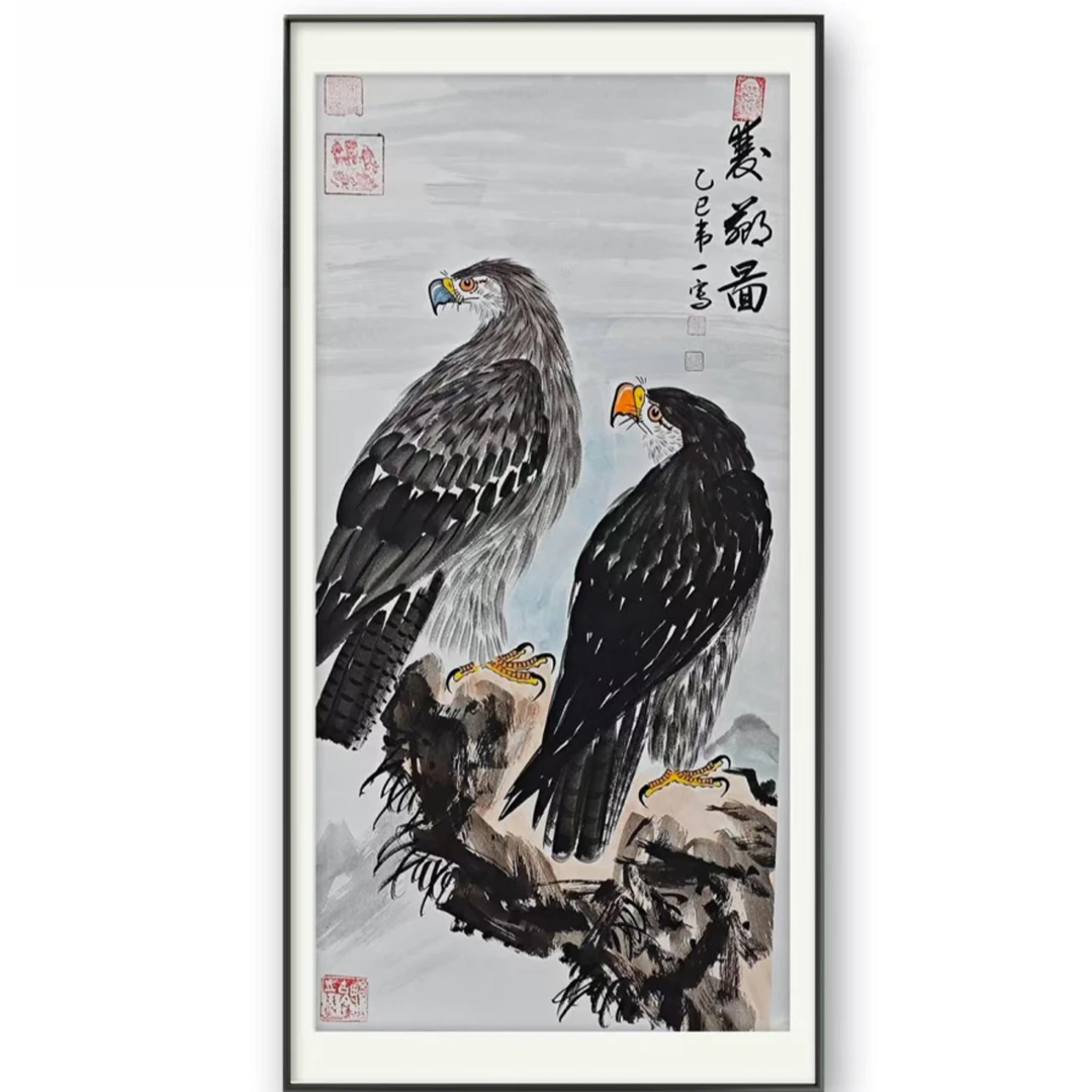 双赢图宣纸作品