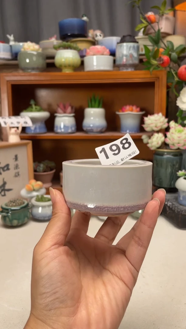 瓷片198知木小芳花盆编号