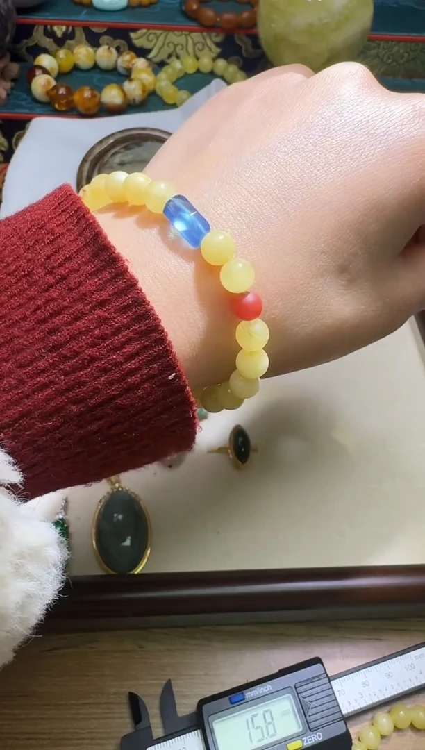 手链琥珀未镶嵌多样性发一件 017