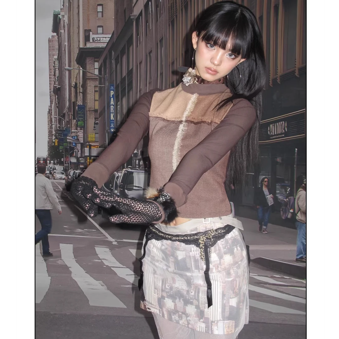 【自播】Next Passport 夏季新品朦胧城市罩纱双腰短裙