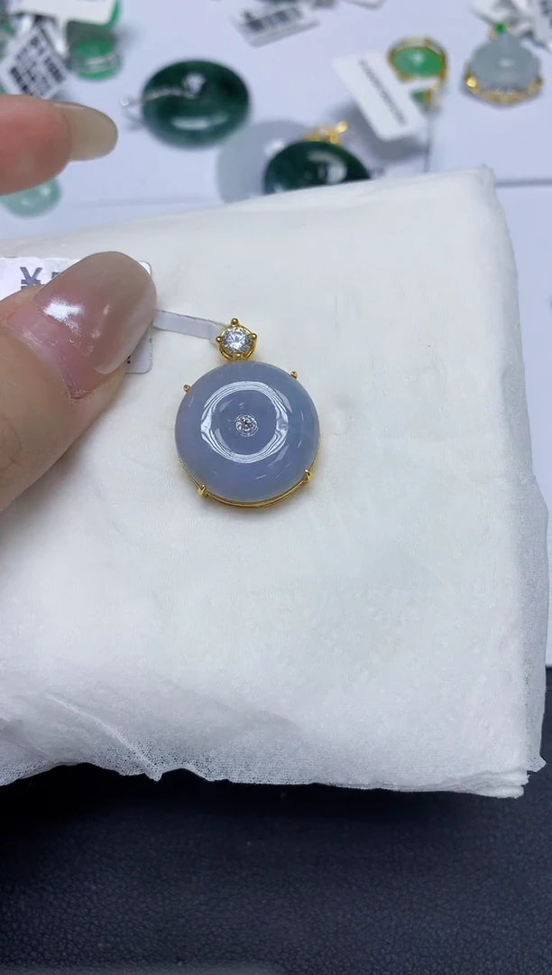 颈饰未镶嵌翡翠天然缅甸翡翠A货多样性发一件