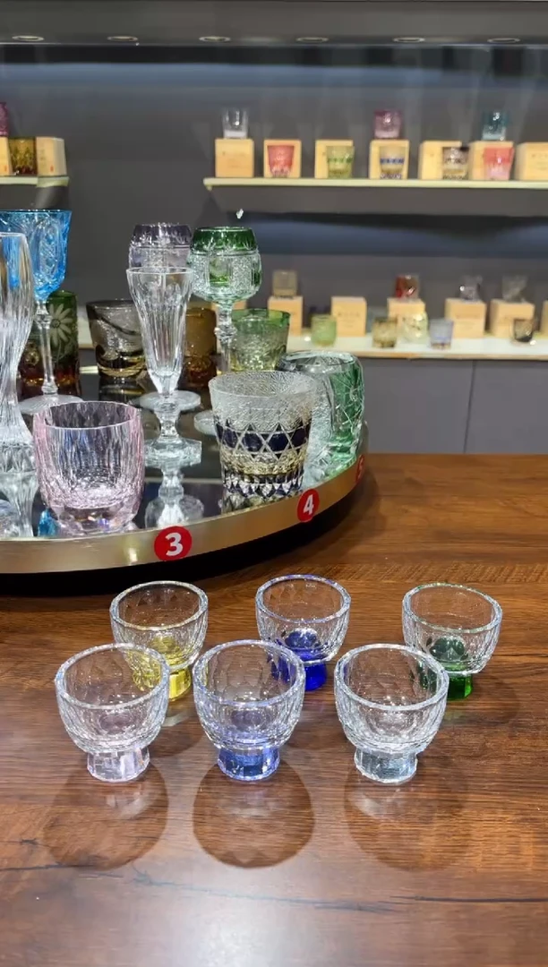 闪烁茶杯6只装各一