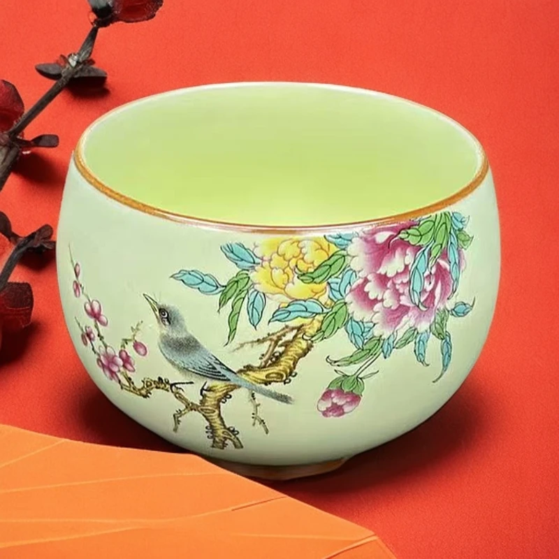 单杯-喜上眉梢铜钱杯