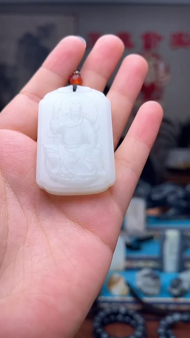 和田玉未镶嵌挂件1