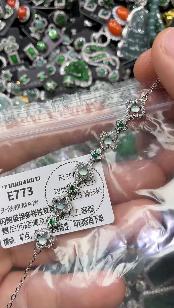 颈饰未镶嵌翡翠E773手链