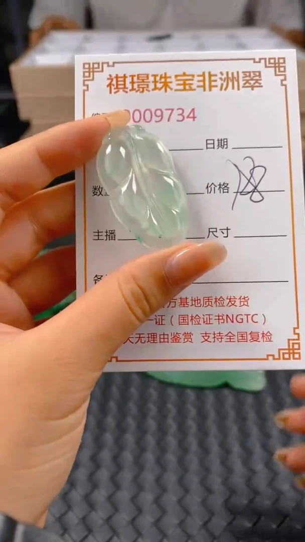 石英质玉未镶嵌颈饰9734