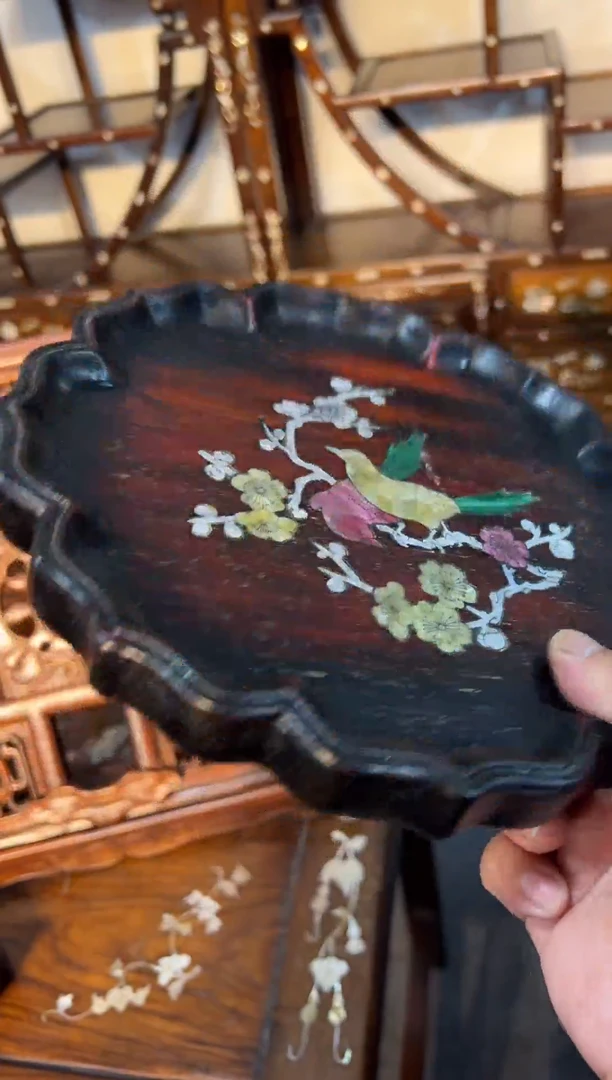 木木头款小叶紫檀圆盘88