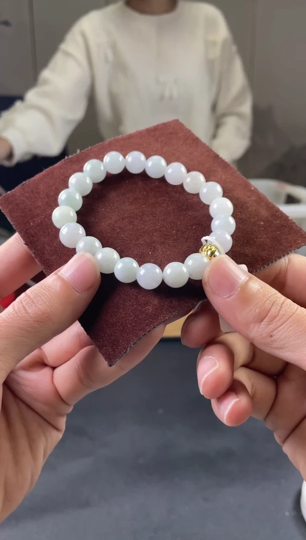 未镶嵌手链翡翠珠串