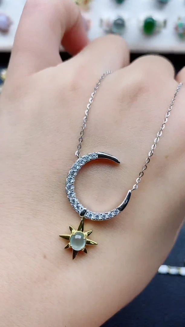 【闪购商品】翡翠戒指银S925镶嵌11111