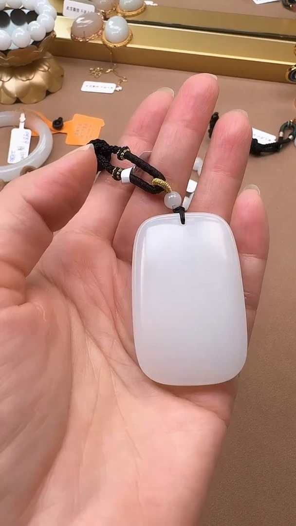 【闪购商品】和田玉吊坠未镶嵌1316平安牌