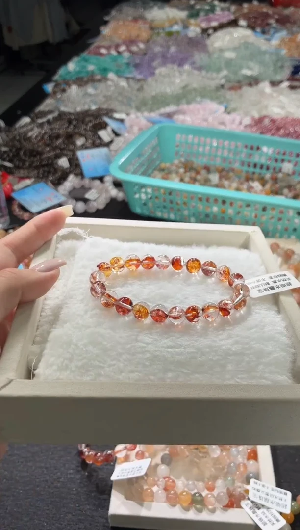 未镶嵌手链水晶345号 多样性发一L  8+