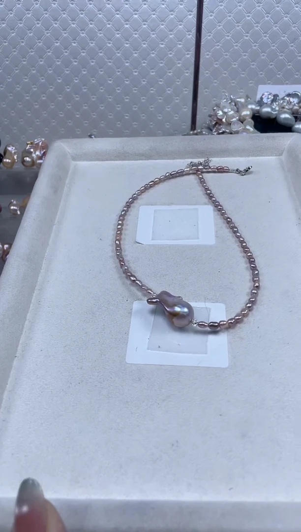 未镶嵌项链淡水珍珠【纯恬珍珠】