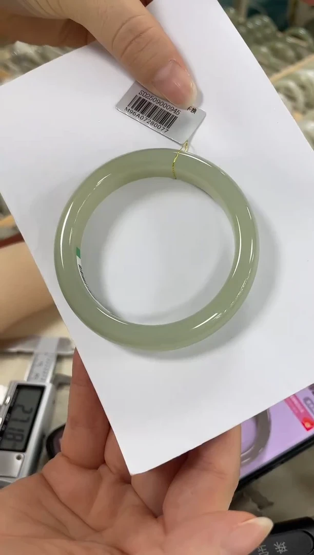 未镶嵌手镯和田玉53-54圈口 0077