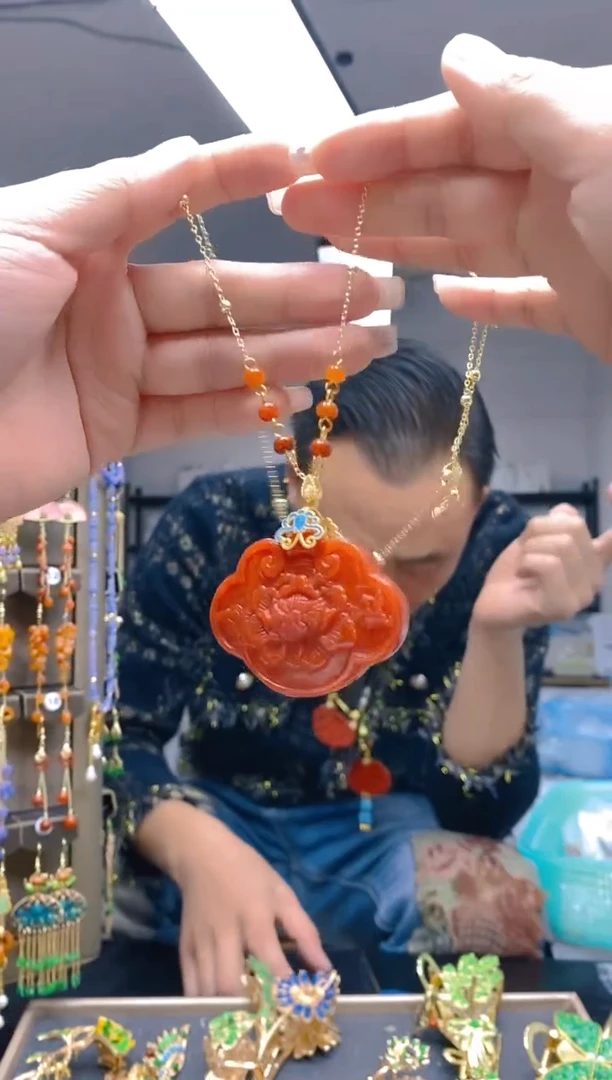 【闪购商品】翡翠耳饰合金532翡翠锁骨链