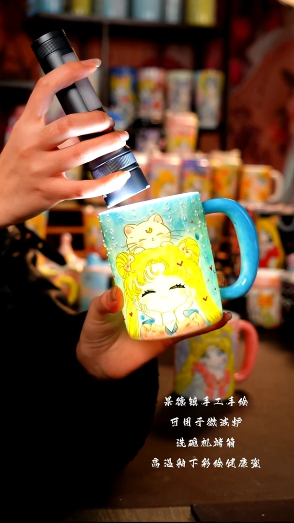 景德镇陶瓷手绘杯杯