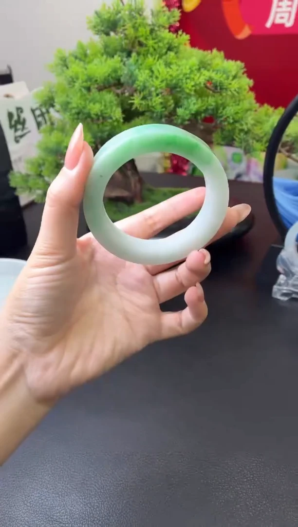 未镶嵌手镯定制翡翠定制手镯 55-58