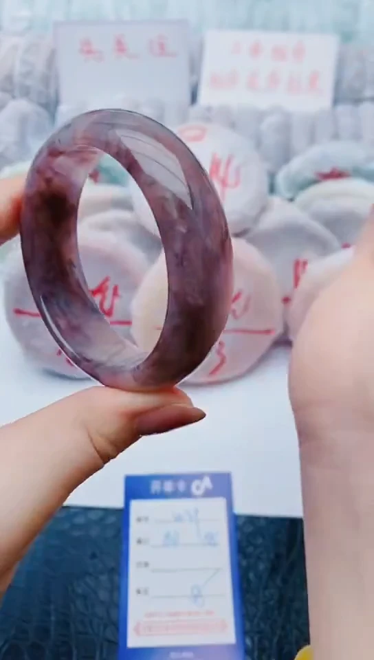 未镶嵌手镯石英质玉w39+54-55