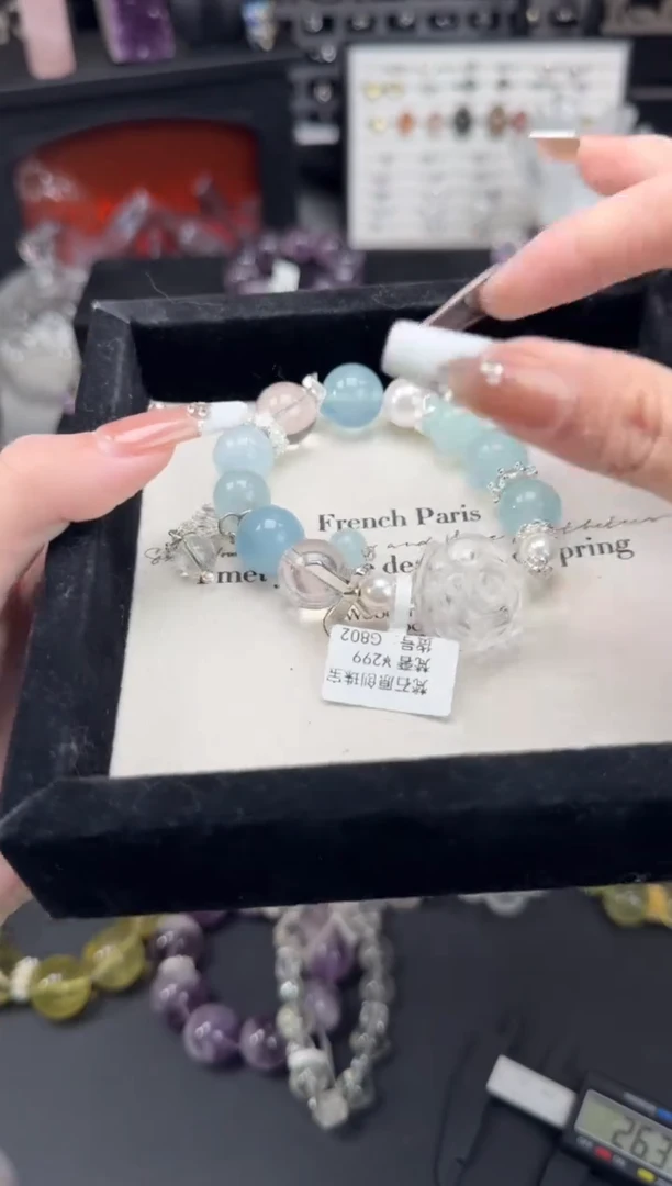 【闪购商品】水晶手链未镶嵌天然水晶 多样性发货