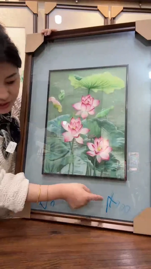 横款非遗苏绣手工刺绣挂画