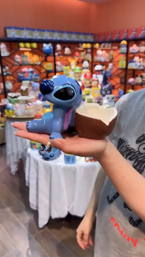 瓷片@@史迪仔椰子壳摆件盒