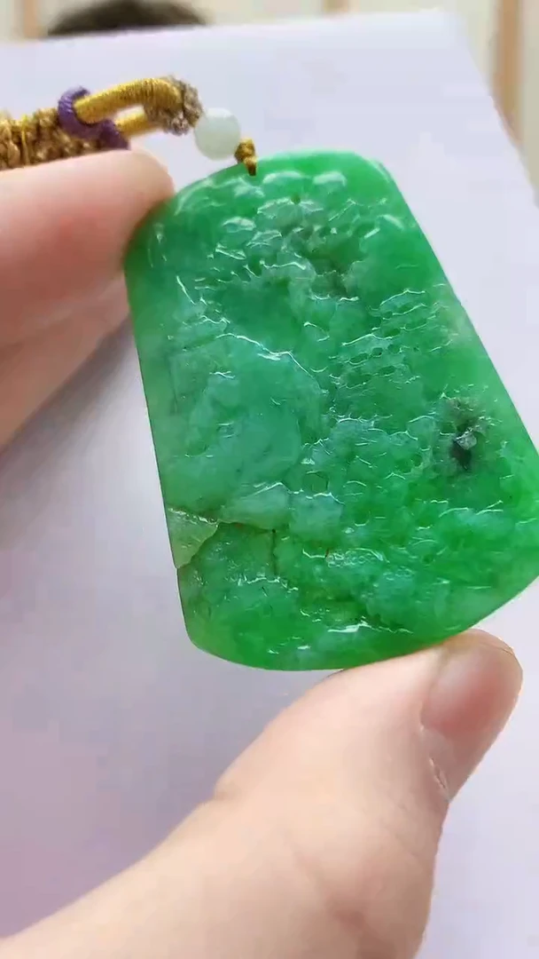 未镶嵌定制翡翠5163bb-毛货挂件29