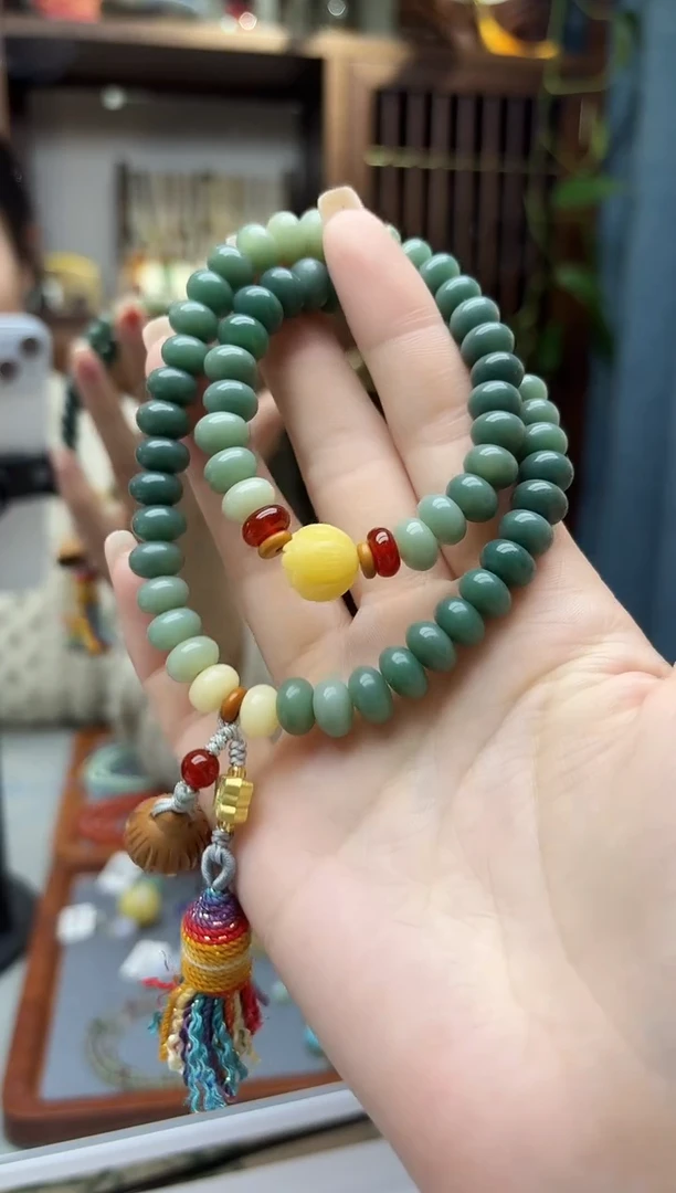 手串菩提根/象牙果菩提根双圈手串DN