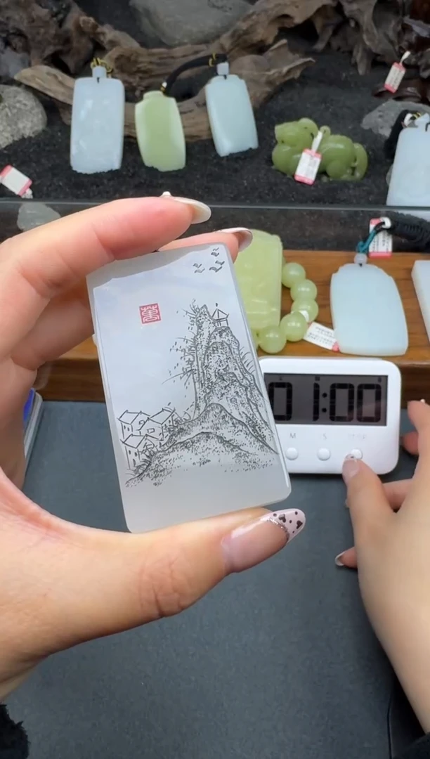 颈饰未镶嵌和田玉3