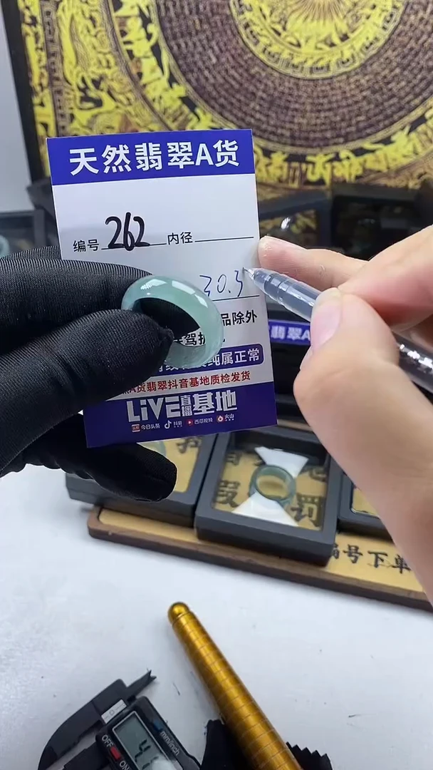 未镶嵌戒圈翡翠262