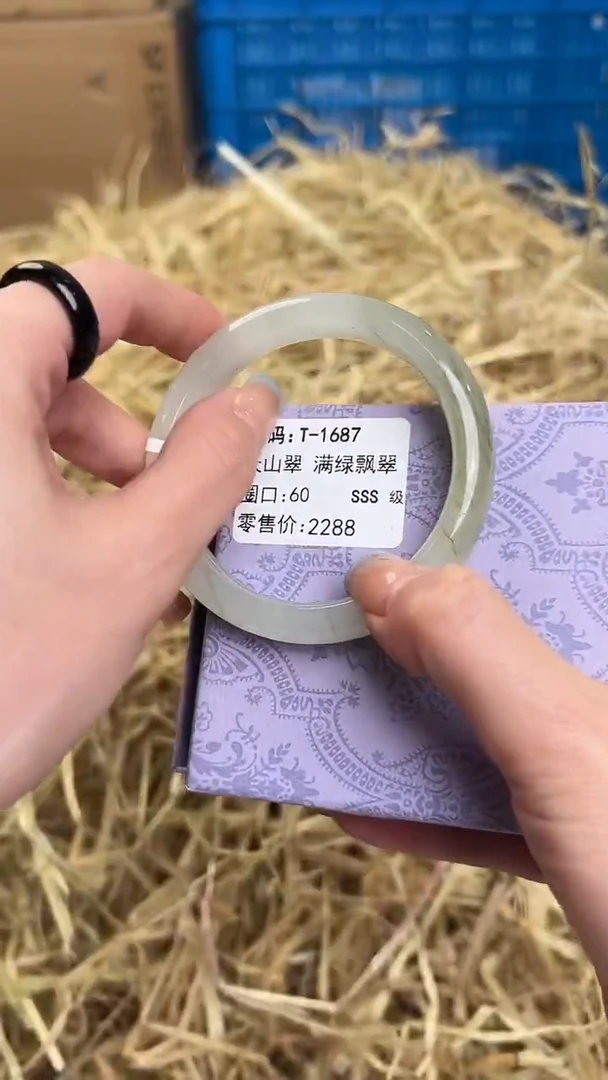 未镶嵌手镯石英质玉T-1687