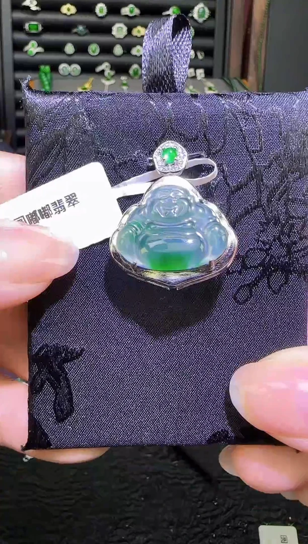吊坠(不含链)未镶嵌翡翠天然翡翠A货 佛公2