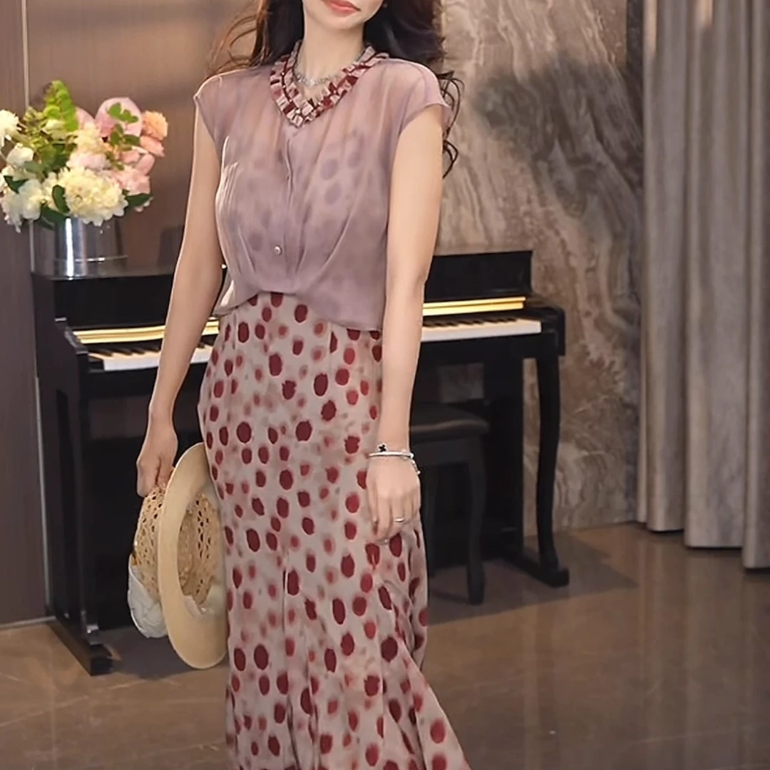 【TangTang·Studio】水朦胧收腰气质显瘦女装连衣裙 025