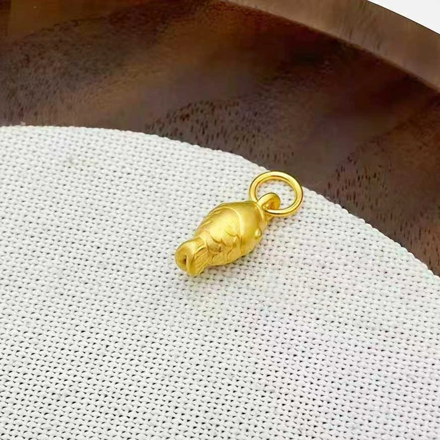 足金999 年年有鱼吊坠 0.56