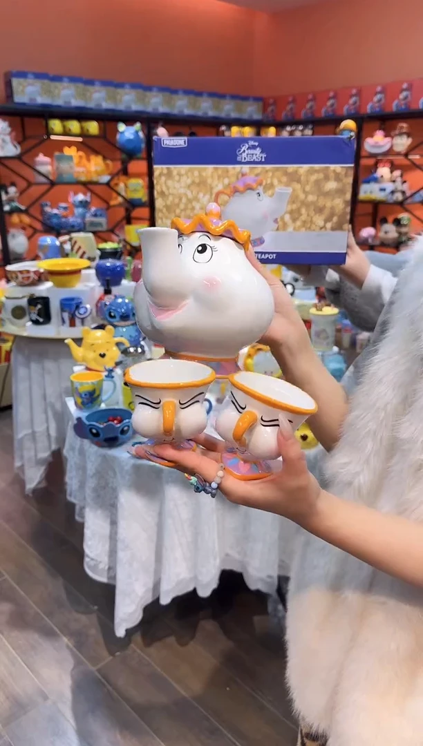 瓷片@@陶瓷茶壶太太一壶二杯