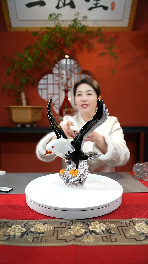 【闪购商品】琉璃手工艺品老鹰