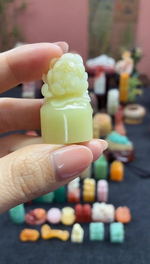 昌化石印石暖*351