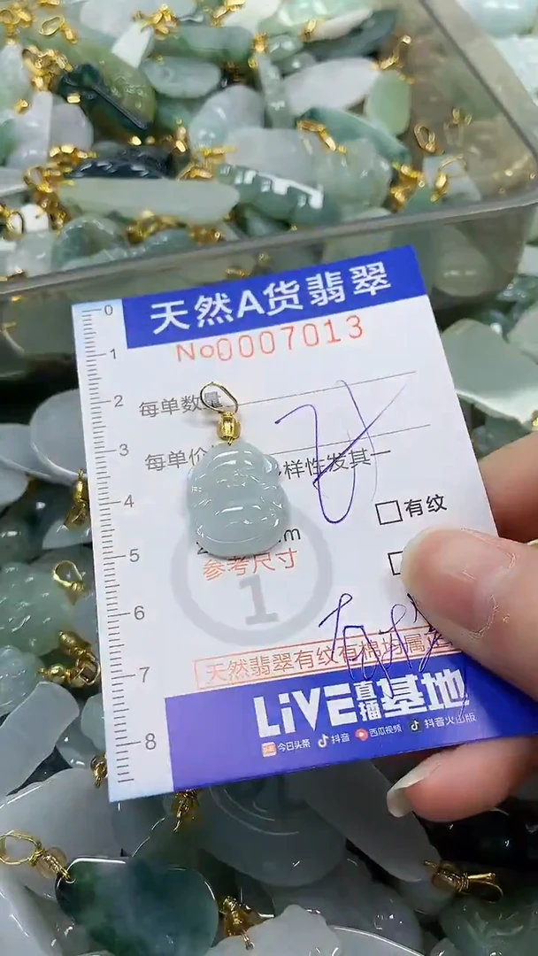 颈饰未镶嵌翡翠纯天然a货翡翠