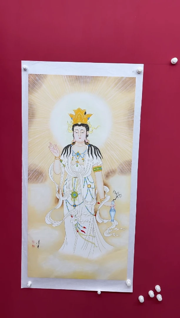 【闪购商品】国画吴-荣宝原作人物/无框/W带荣宝书