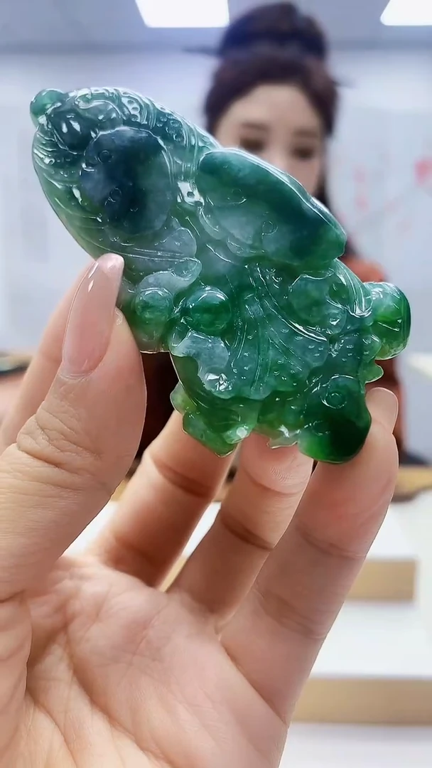 未镶嵌定制翡翠4829ty-毛货挂件40