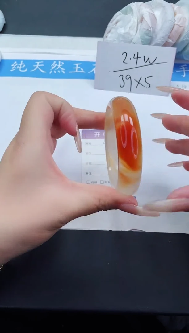 【闪购商品】石英质玉手镯未镶嵌M454-60+